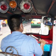 Tug-Tug driver in Bangkok