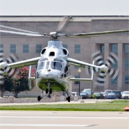 Eurocopter X3 lift off at Pentagon